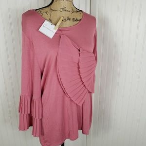 NWT Liz Claiborne Bell Sleeve Top XXL